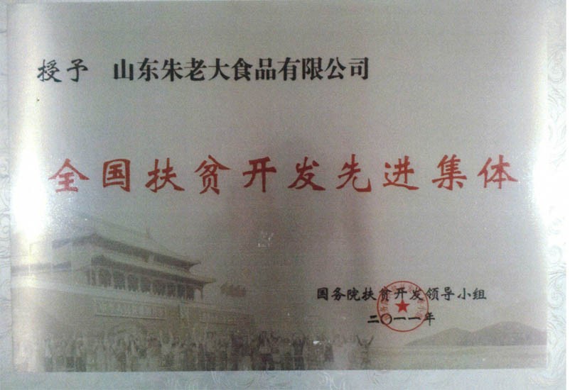 全国扶贫开发先进集体