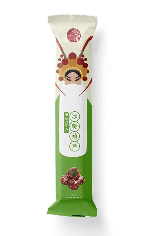 绿豆沙夹心